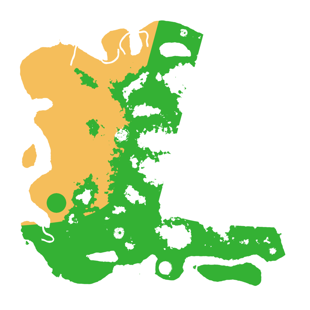 Biome Rust Map: Procedural Map, Size: 4200, Seed: 942790562