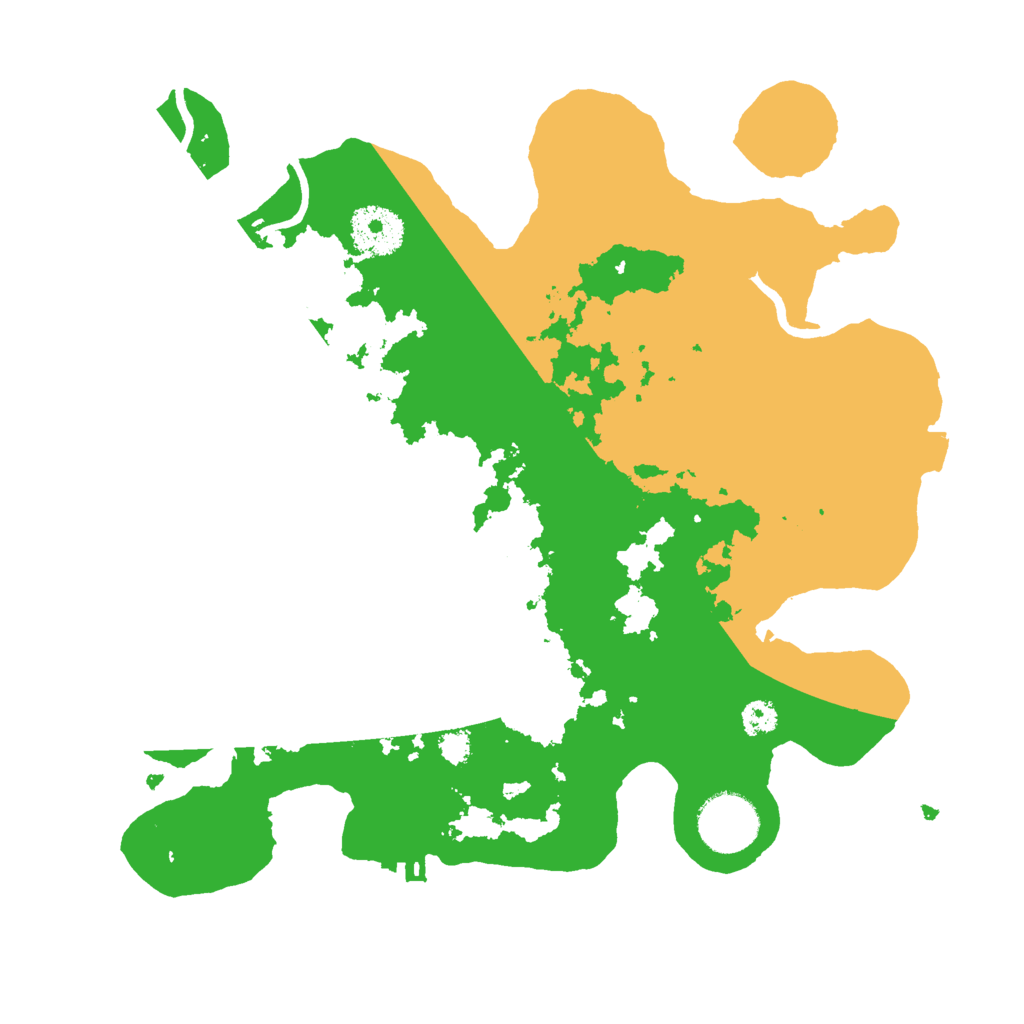 Biome Rust Map: Procedural Map, Size: 3000, Seed: 91111774