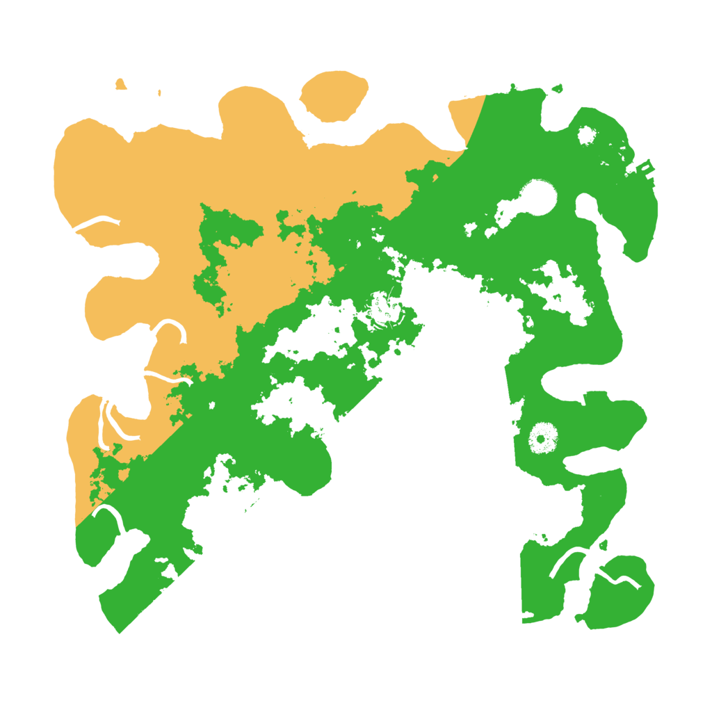 Biome Rust Map: Procedural Map, Size: 3500, Seed: 331958663