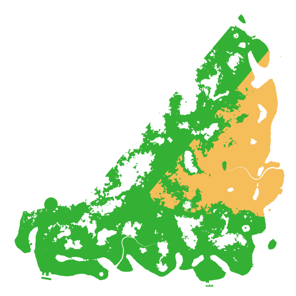 Biome Rust Map: Procedural Map, Size: 6000, Seed: 1713726589