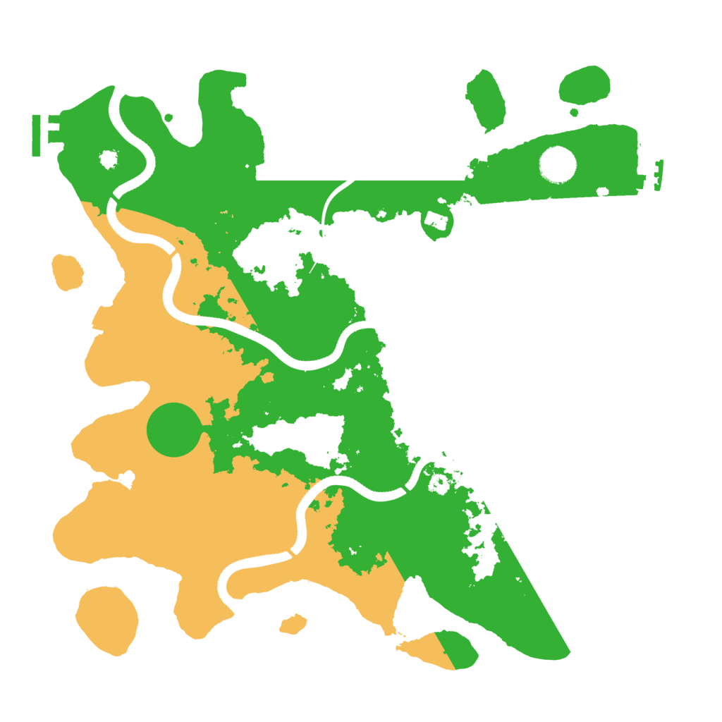 Biome Rust Map: Procedural Map, Size: 3500, Seed: 662483208