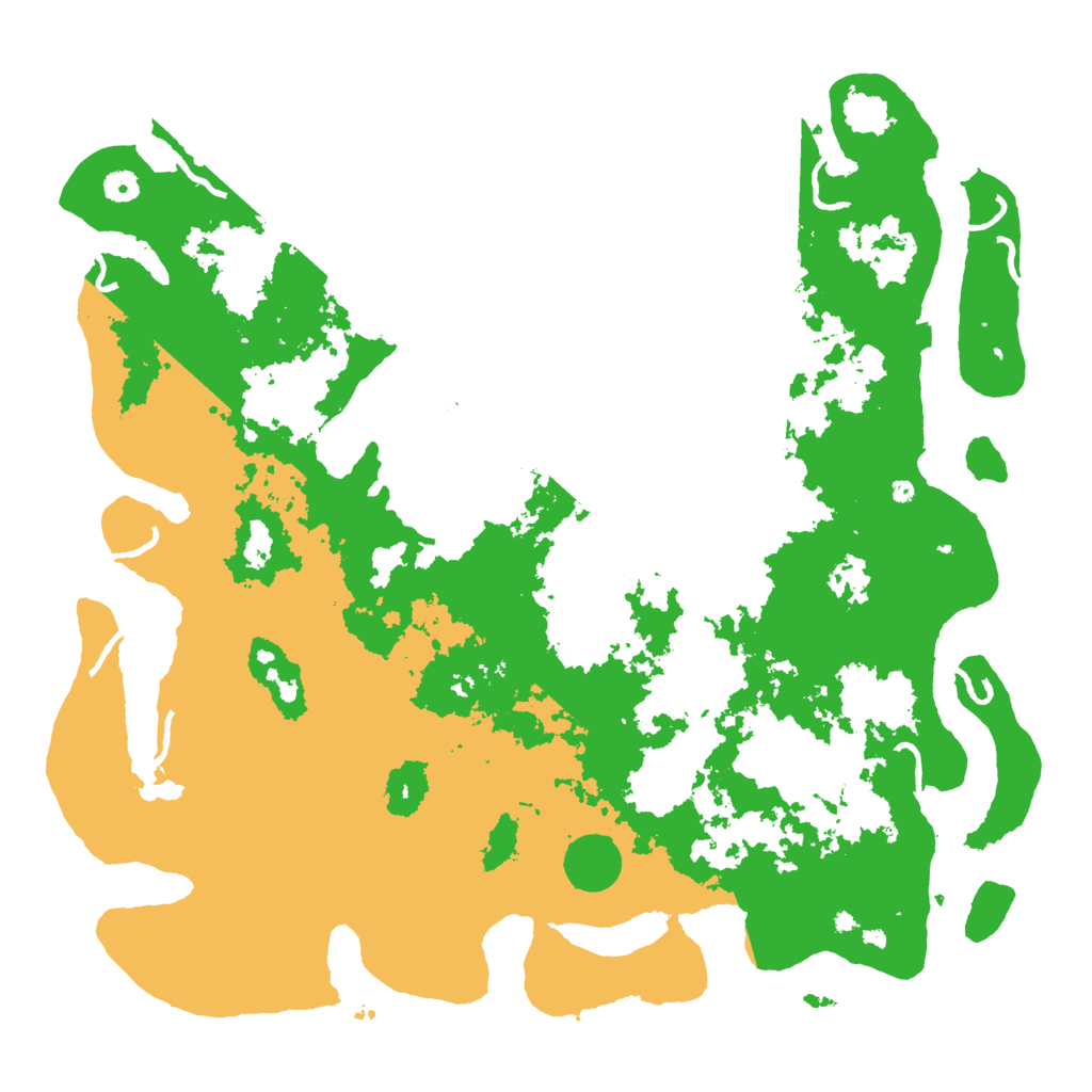 Biome Rust Map: Procedural Map, Size: 5000, Seed: 1013507798