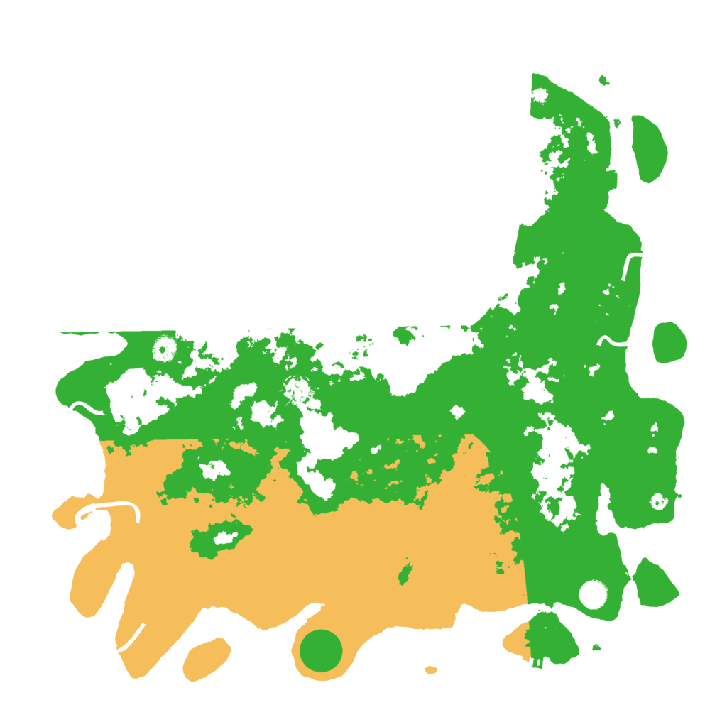 Biome Rust Map: Procedural Map, Size: 4500, Seed: 21579256