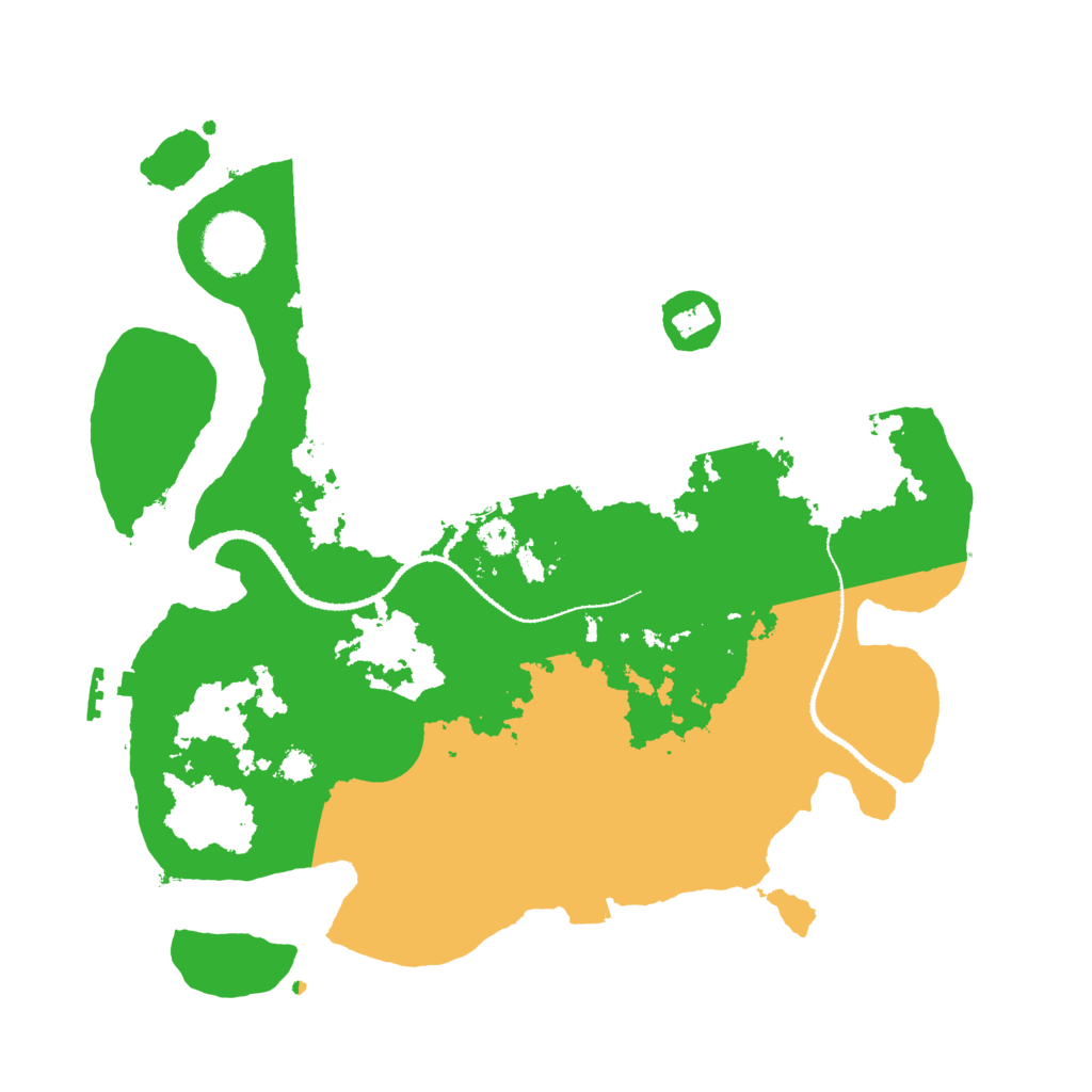 Biome Rust Map: Procedural Map, Size: 3100, Seed: 699624550