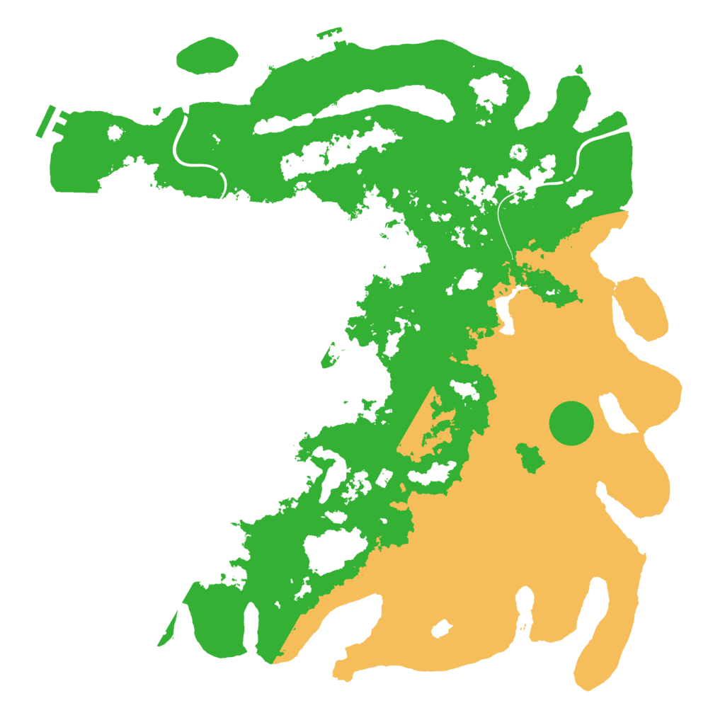 Biome Rust Map: Procedural Map, Size: 4300, Seed: 19052