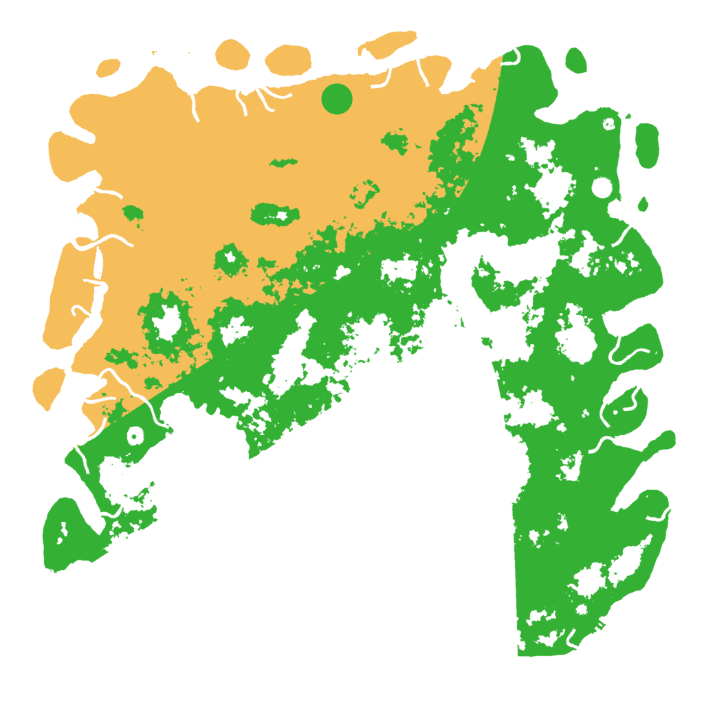 Biome Rust Map: Procedural Map, Size: 6000, Seed: 24138985
