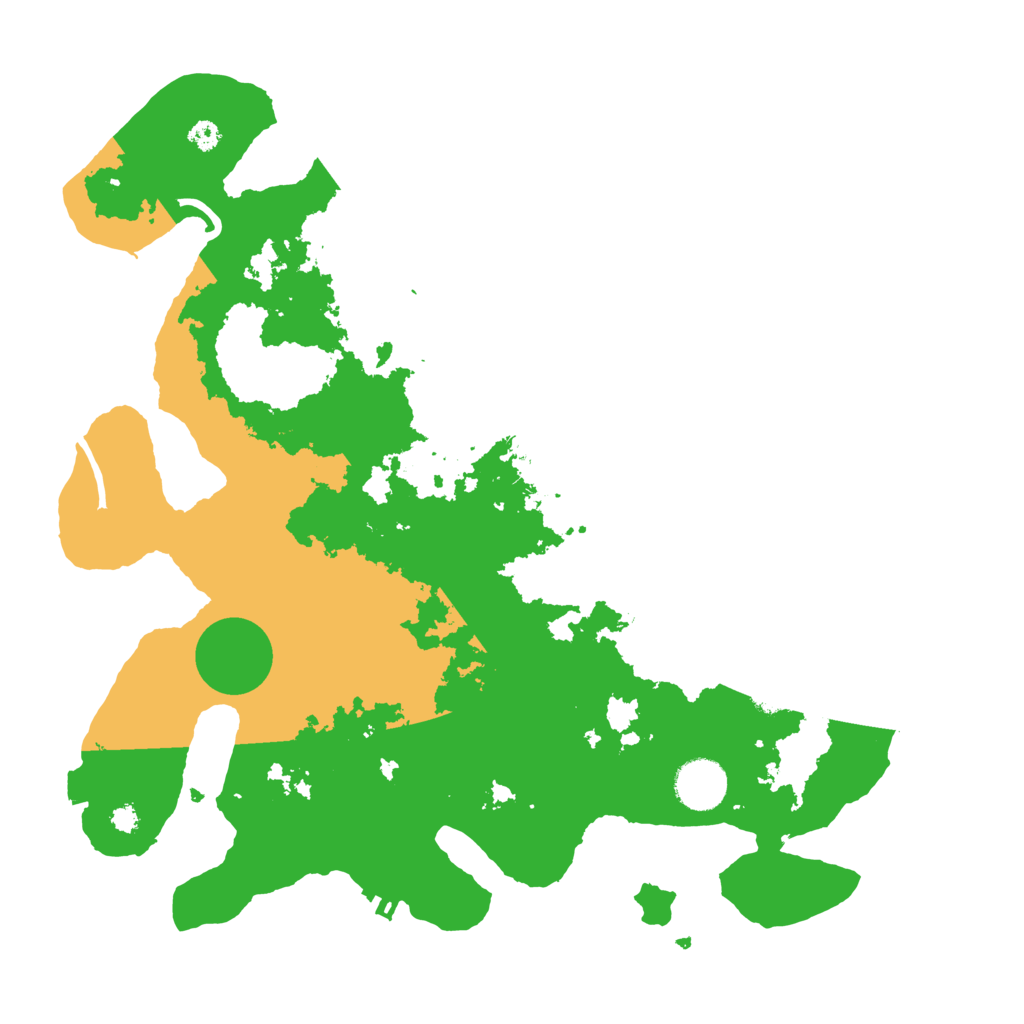 Biome Rust Map: Procedural Map, Size: 3500, Seed: 56447