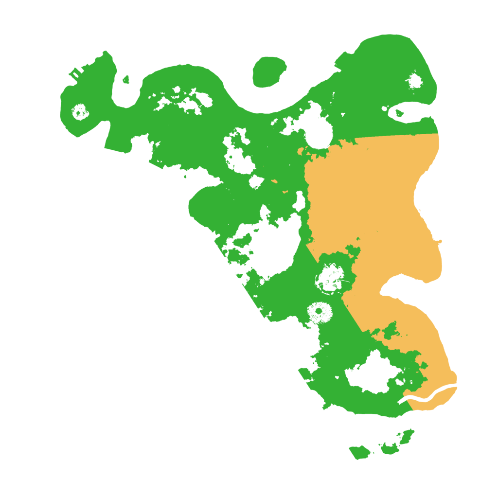 Biome Rust Map: Procedural Map, Size: 3200, Seed: 2131