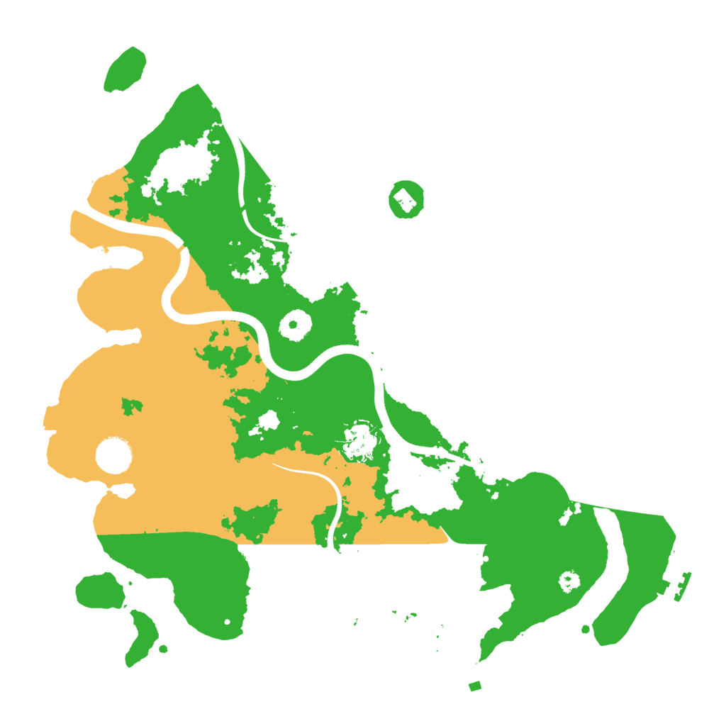 Biome Rust Map: Procedural Map, Size: 3500, Seed: 329386000