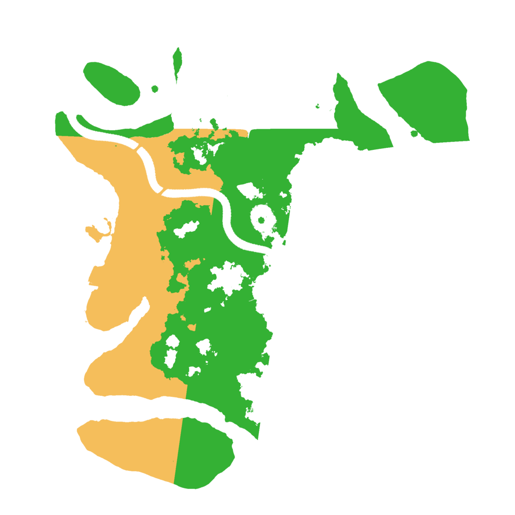 Biome Rust Map: Procedural Map, Size: 3000, Seed: 18971