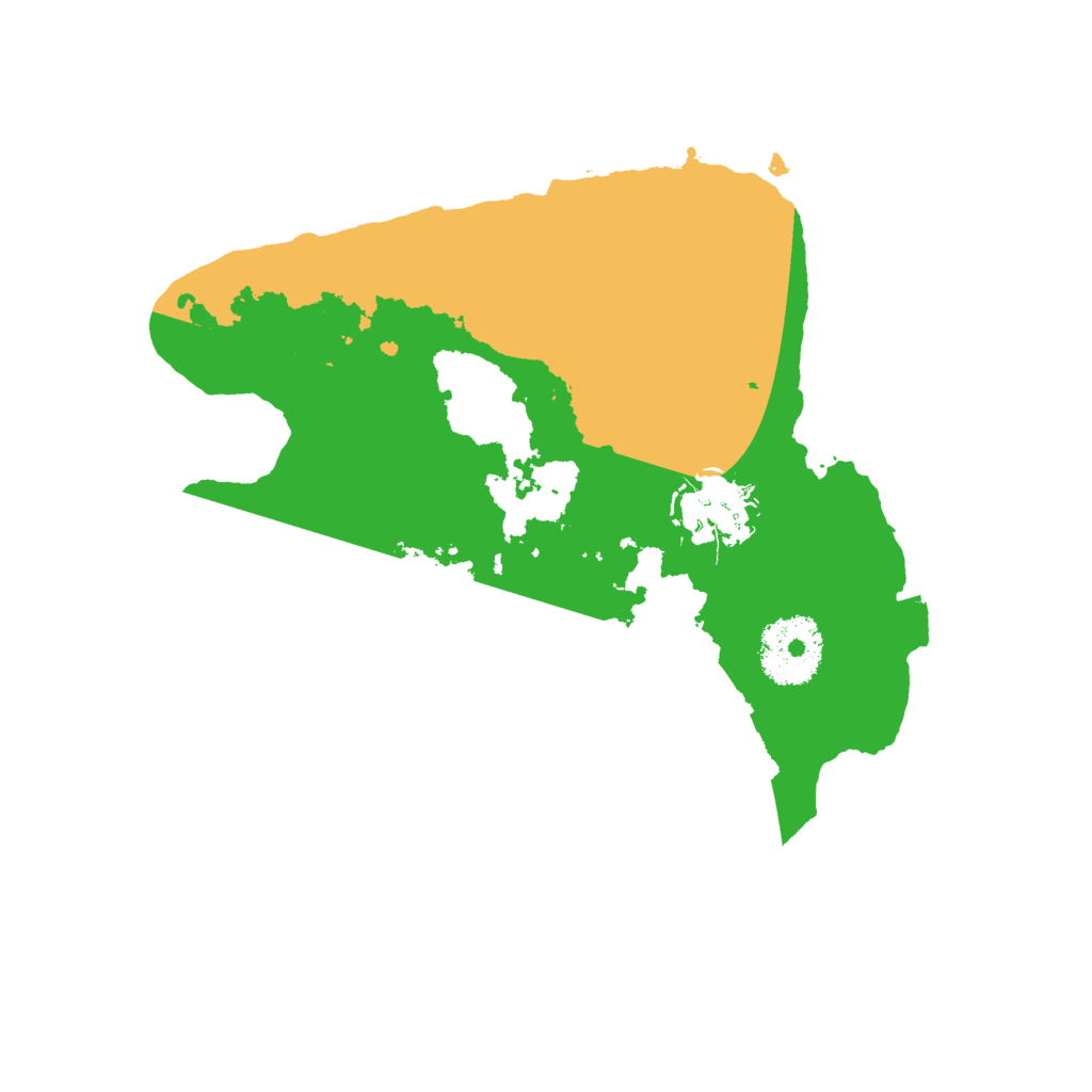 Biome Rust Map: Procedural Map, Size: 2500, Seed: 101914