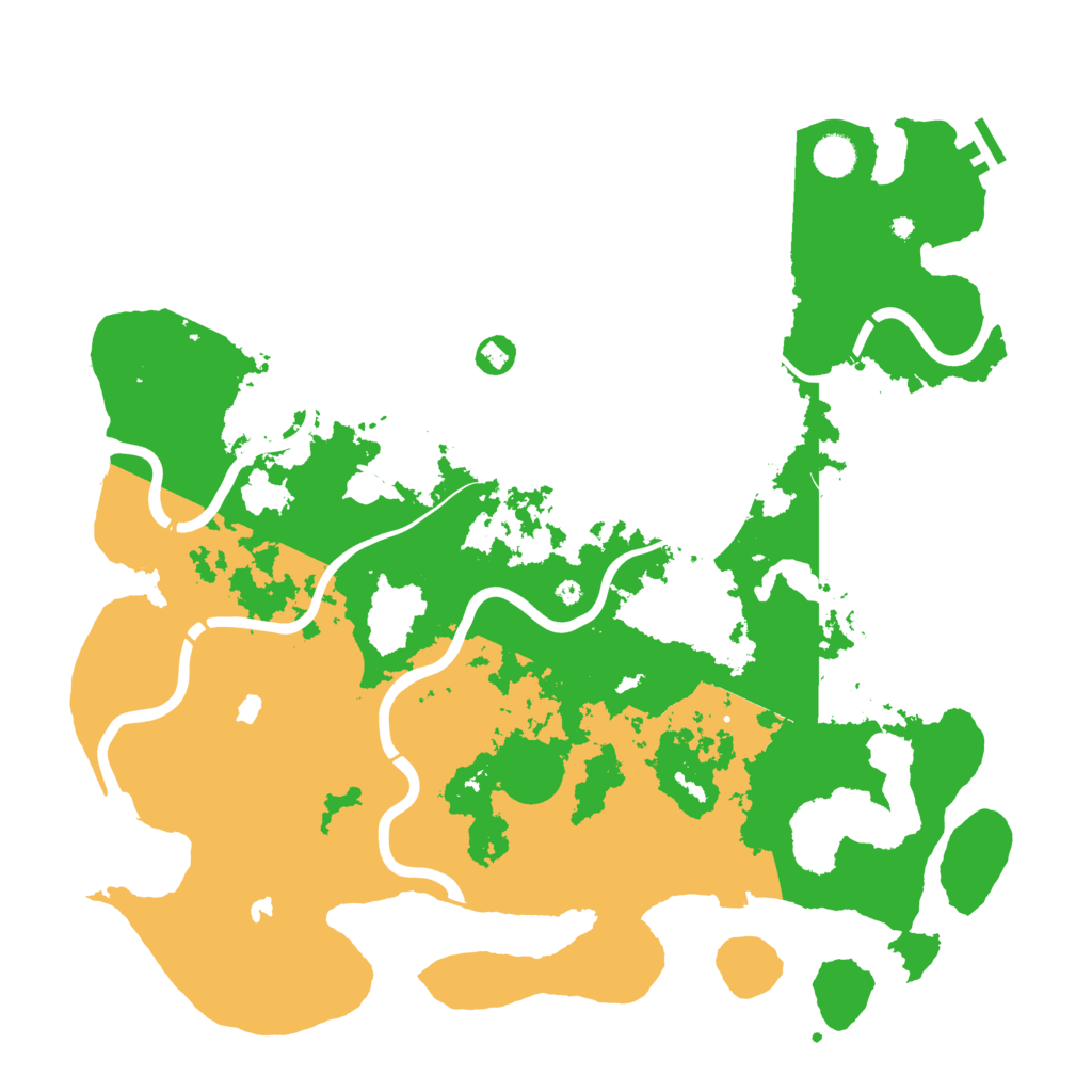 Biome Rust Map: Procedural Map, Size: 4500, Seed: 1421724173