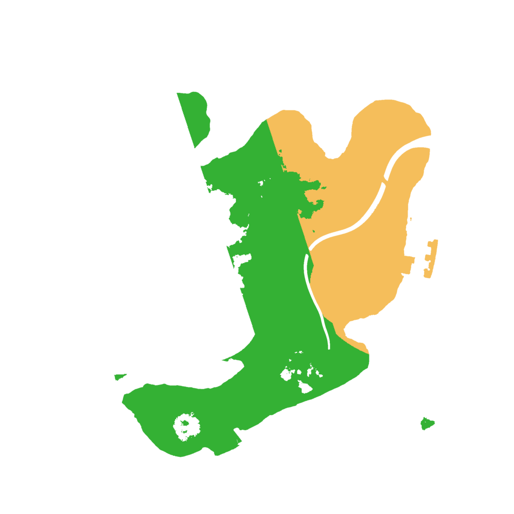 Biome Rust Map: Procedural Map, Size: 2000, Seed: 2041660838
