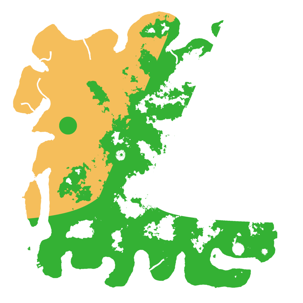 Biome Rust Map: Procedural Map, Size: 4500, Seed: 1204957381