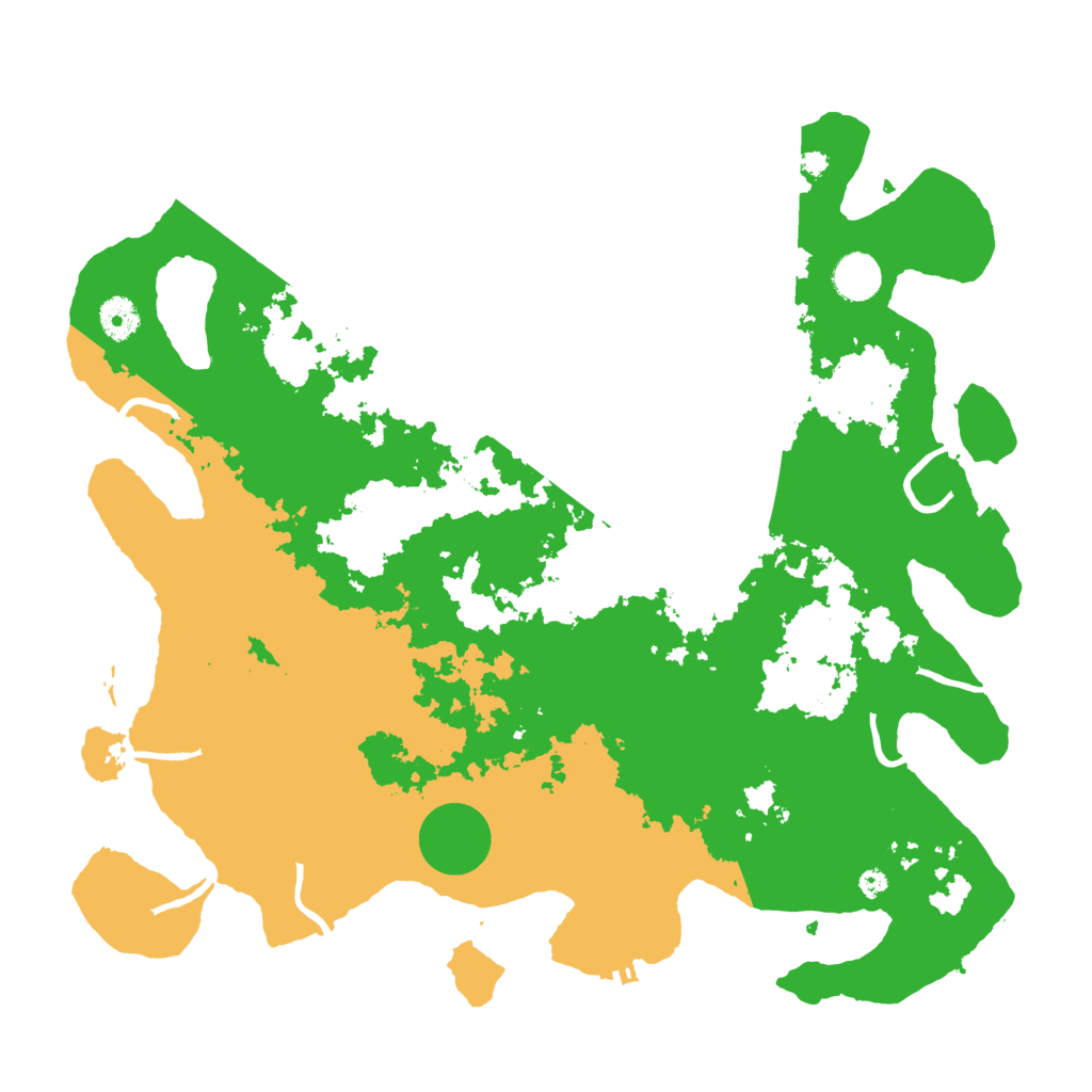 Biome Rust Map: Procedural Map, Size: 4000, Seed: 40109