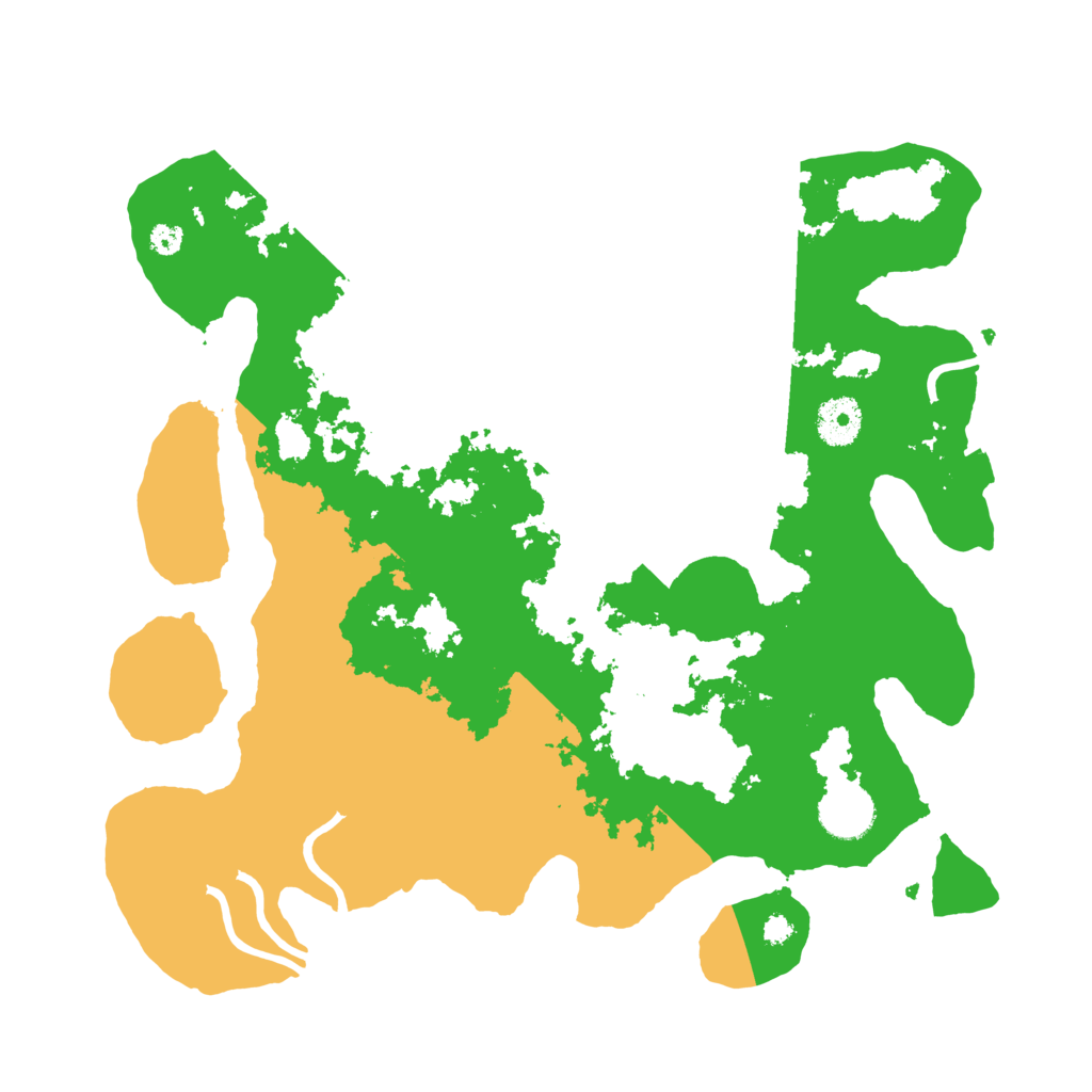 Biome Rust Map: Procedural Map, Size: 3500, Seed: 34579123
