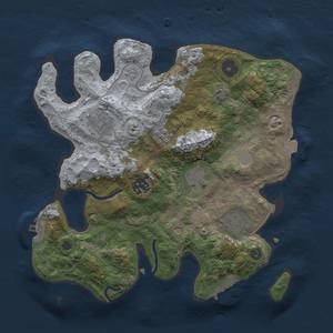 Thumbnail Rust Map: Procedural Map, Size: 3000, Seed: 258500398, 13 Monuments