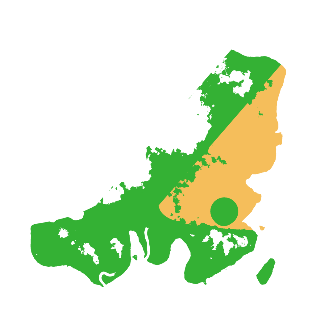 Biome Rust Map: Procedural Map, Size: 3000, Seed: 258500398
