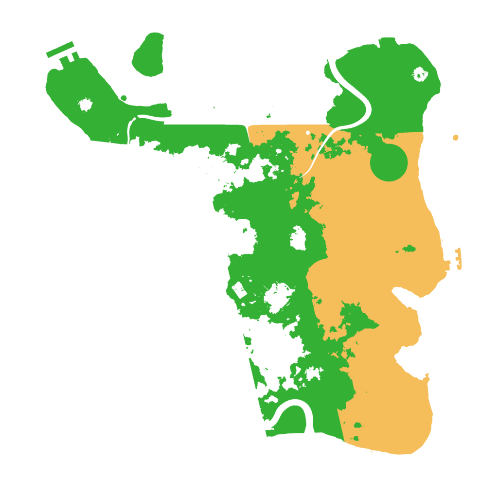 Biome Rust Map: Procedural Map, Size: 3500, Seed: 431973874