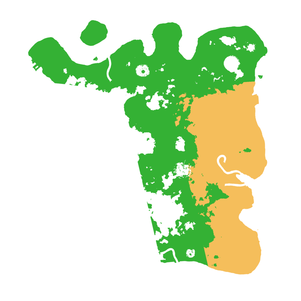 Biome Rust Map: Procedural Map, Size: 3500, Seed: 431973874