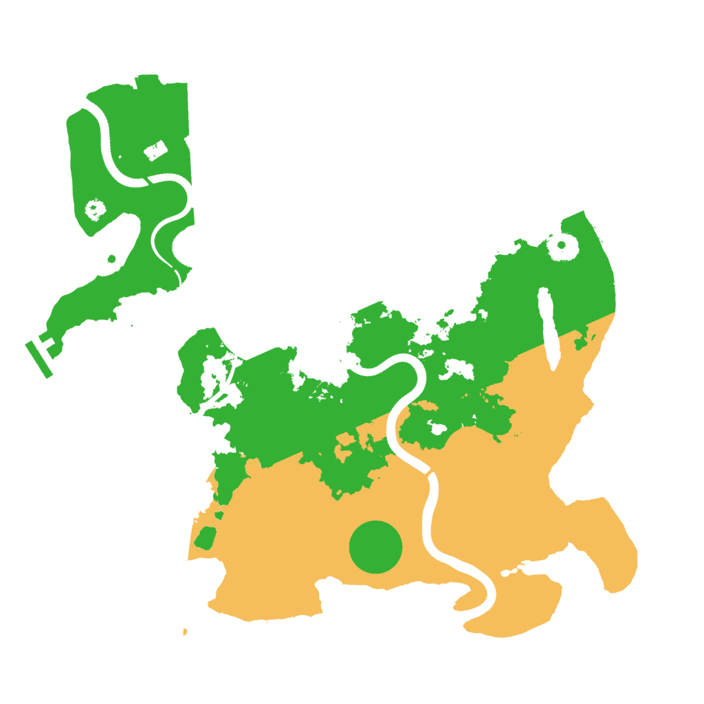 Biome Rust Map: Procedural Map, Size: 3500, Seed: 1871246375
