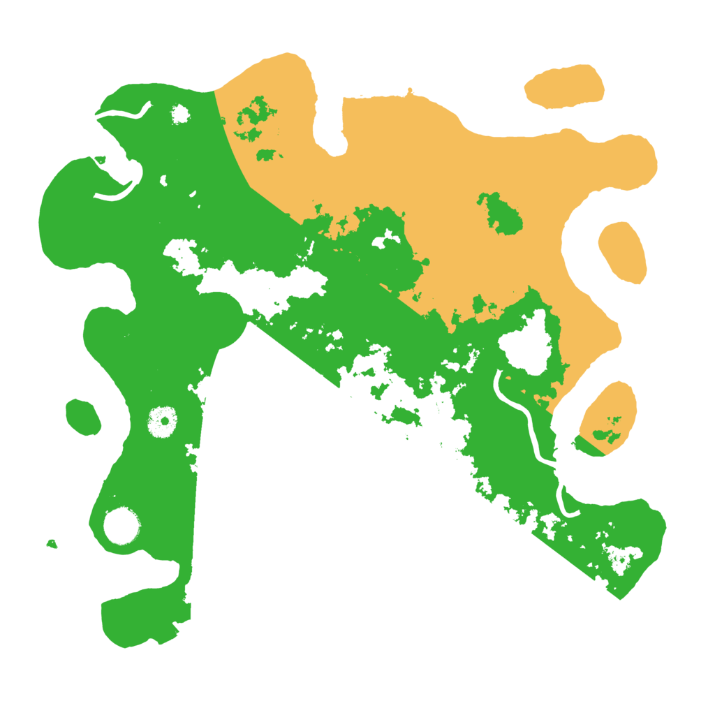 Biome Rust Map: Procedural Map, Size: 3500, Seed: 3412