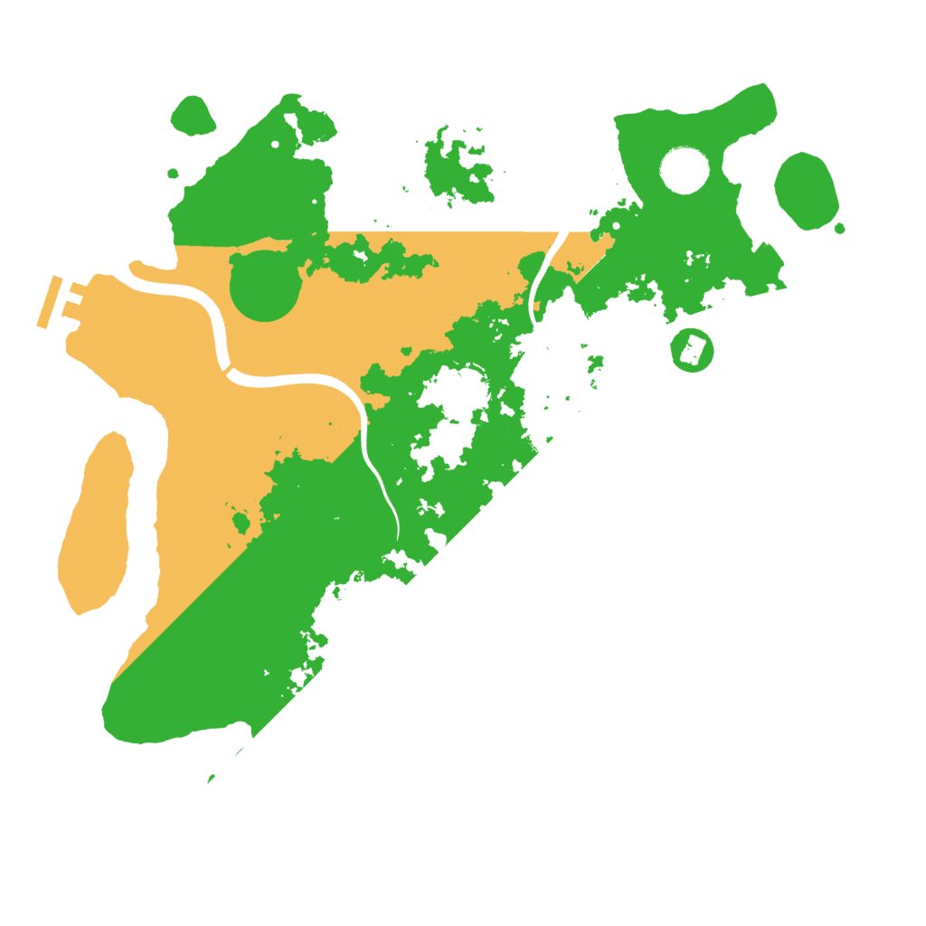 Biome Rust Map: Procedural Map, Size: 3500, Seed: 1962193924