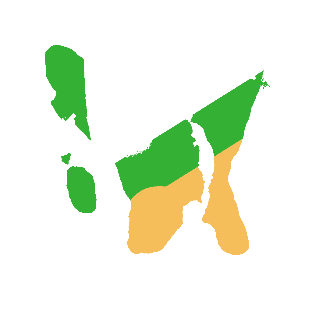 Biome Rust Map: Procedural Map, Size: 1500, Seed: 500000