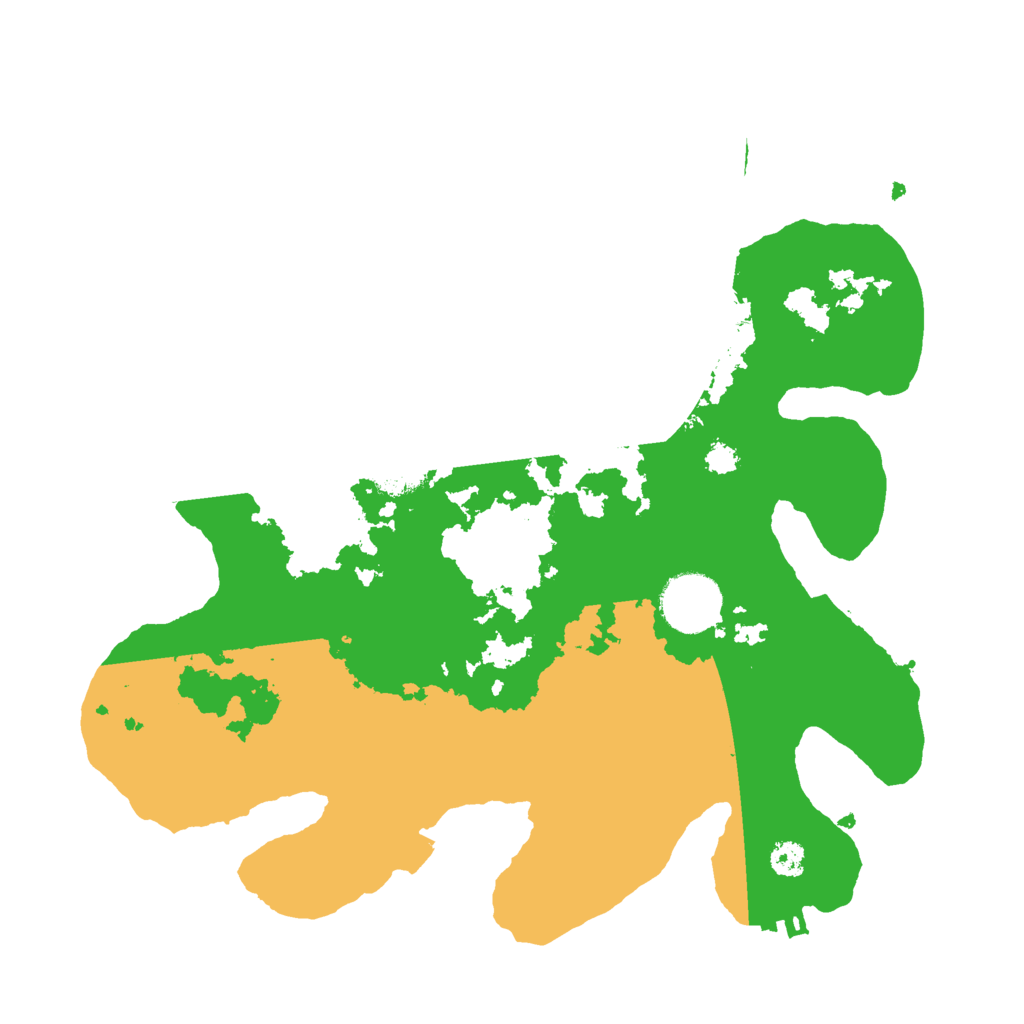 Biome Rust Map: Procedural Map, Size: 3000, Seed: 5809321