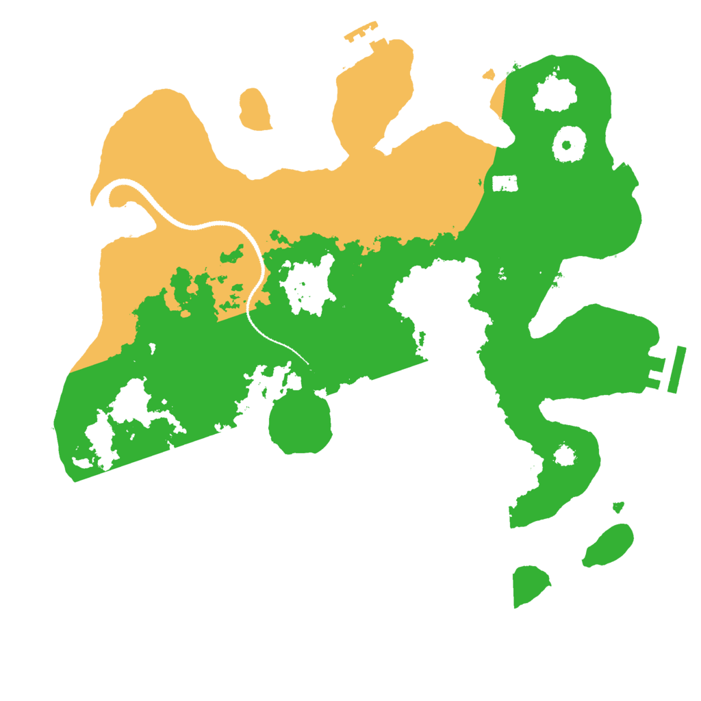 Biome Rust Map: Procedural Map, Size: 3000, Seed: 1061952860
