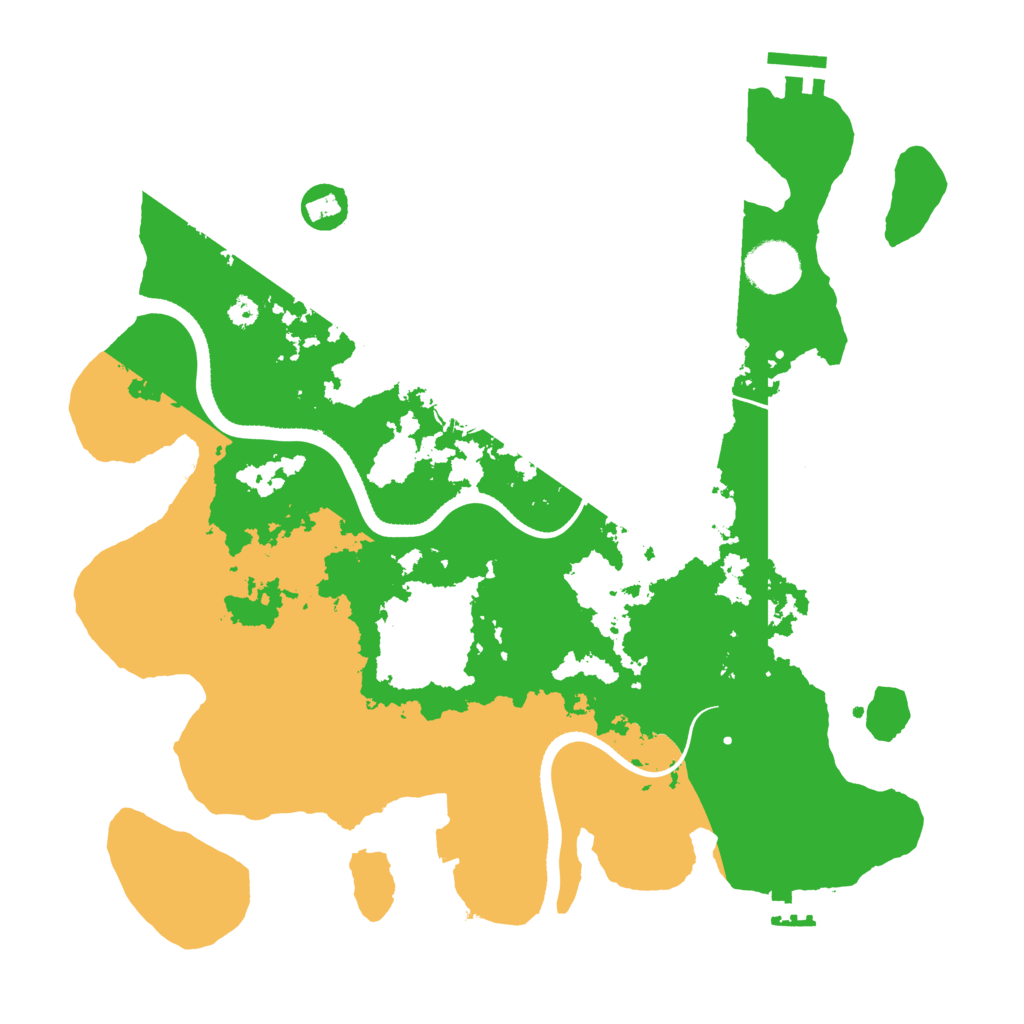 Biome Rust Map: Procedural Map, Size: 3500, Seed: 1163699676