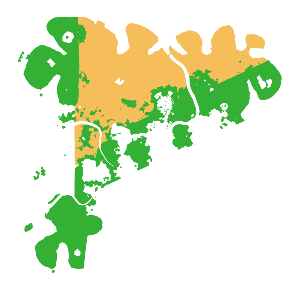 Biome Rust Map: Procedural Map, Size: 4000, Seed: 6413