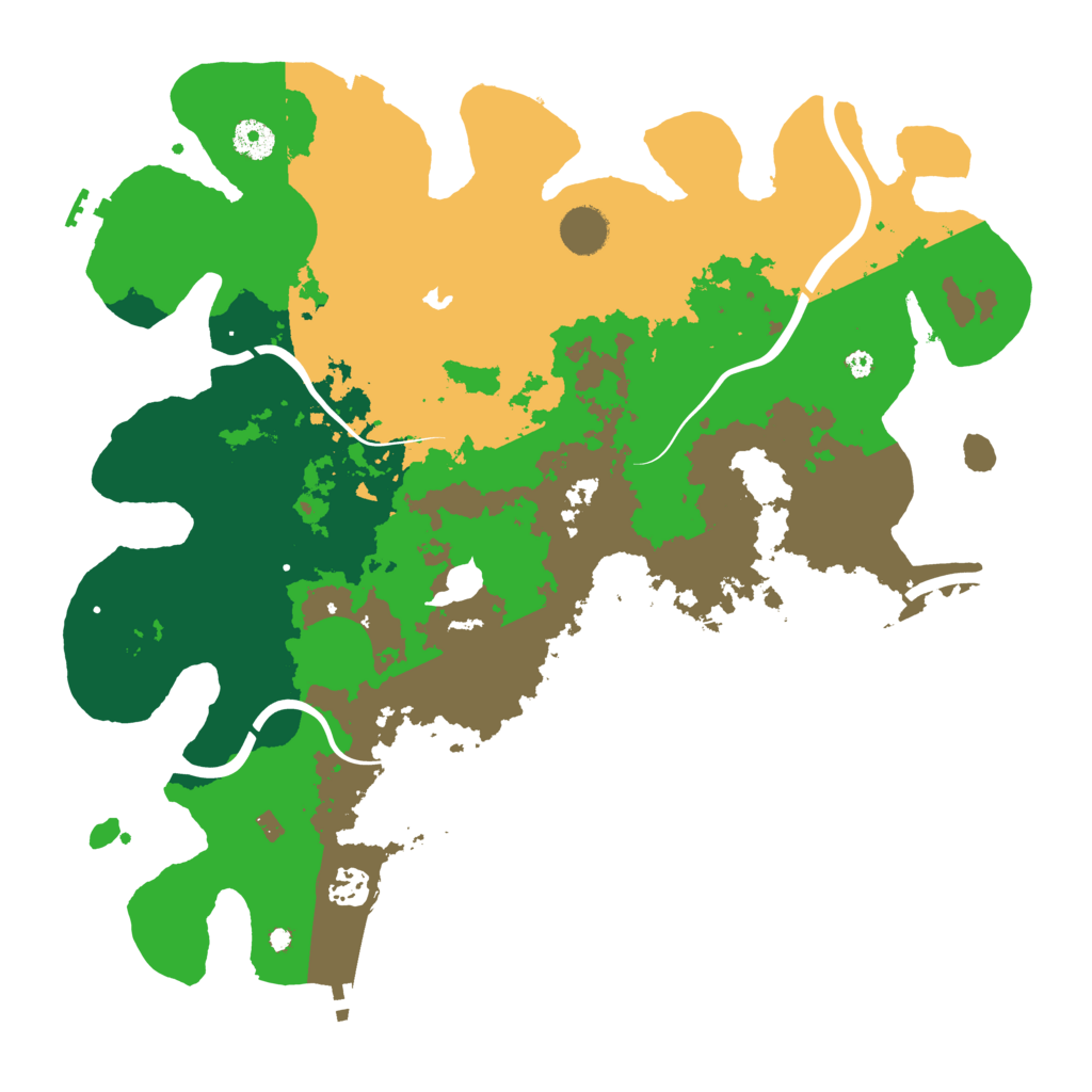 Biome Rust Map: Procedural Map, Size: 4000, Seed: 6413