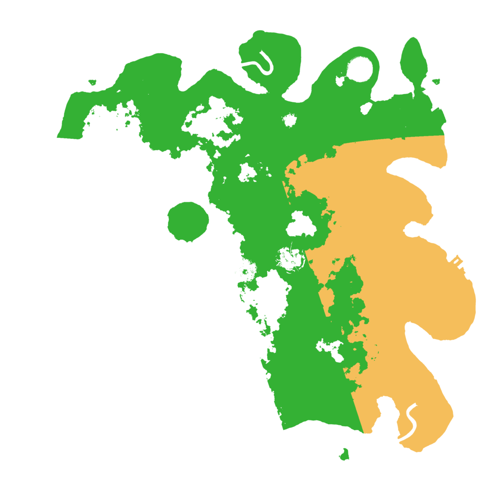 Biome Rust Map: Procedural Map, Size: 3500, Seed: 28157977