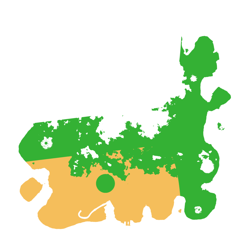 Biome Rust Map: Procedural Map, Size: 3501, Seed: 381451710