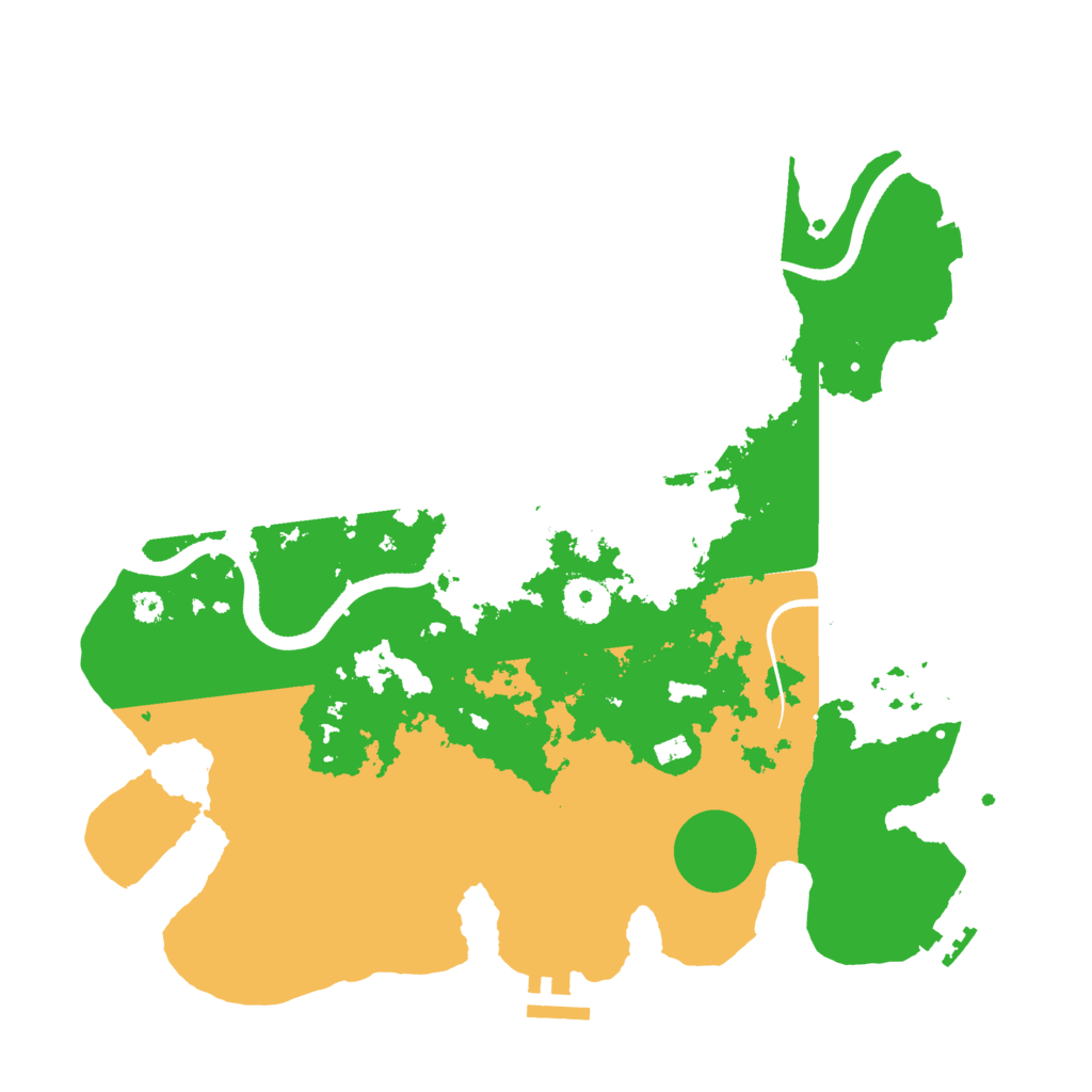 Biome Rust Map: Procedural Map, Size: 3502, Seed: 381451710