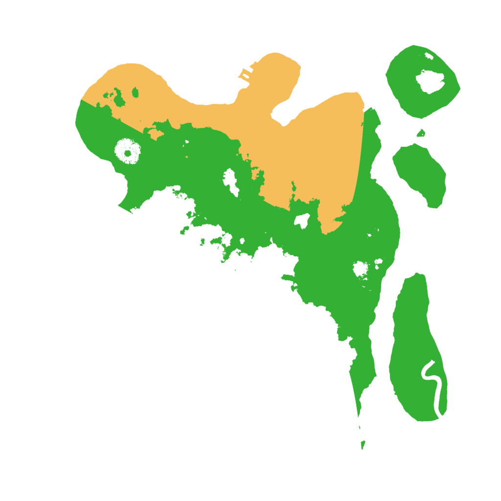 Biome Rust Map: Procedural Map, Size: 3000, Seed: 135234