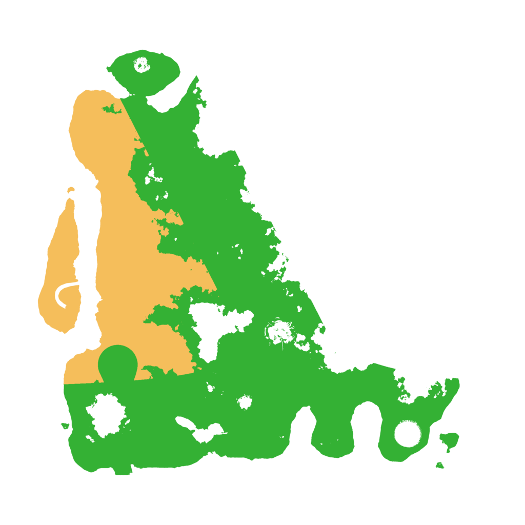 Biome Rust Map: Procedural Map, Size: 3500, Seed: 873457