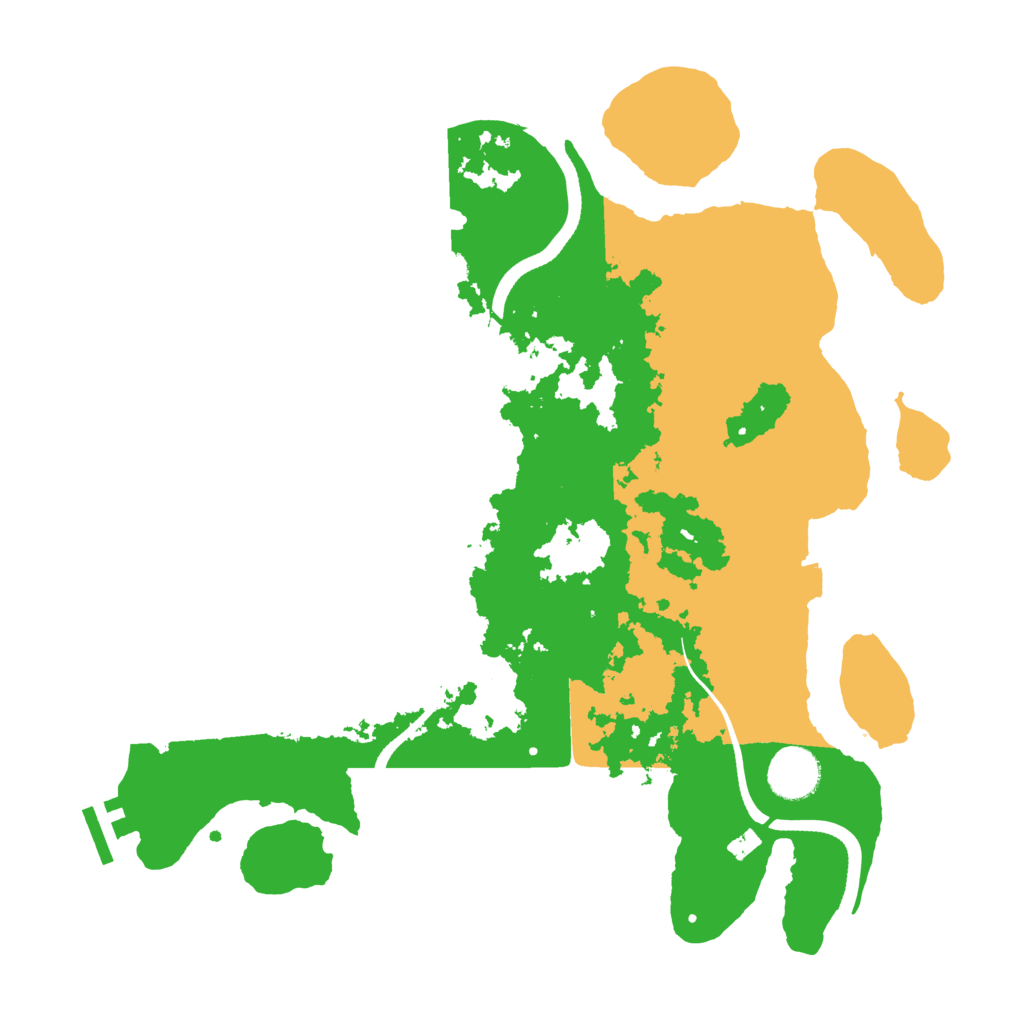 Biome Rust Map: Procedural Map, Size: 3500, Seed: 906027980
