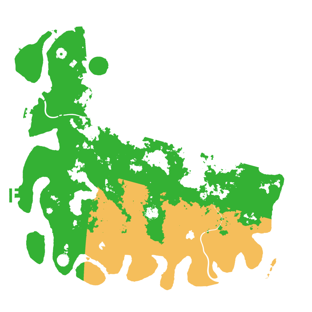 Biome Rust Map: Procedural Map, Size: 4500, Seed: 1931789010