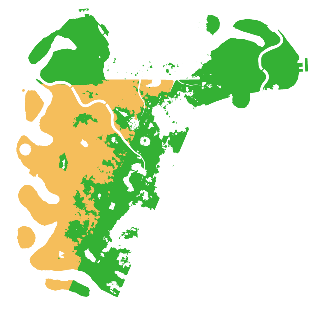 Biome Rust Map: Procedural Map, Size: 4810, Seed: 1346