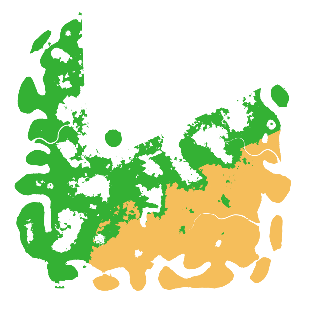 Biome Rust Map: Procedural Map, Size: 5000, Seed: 1332131112