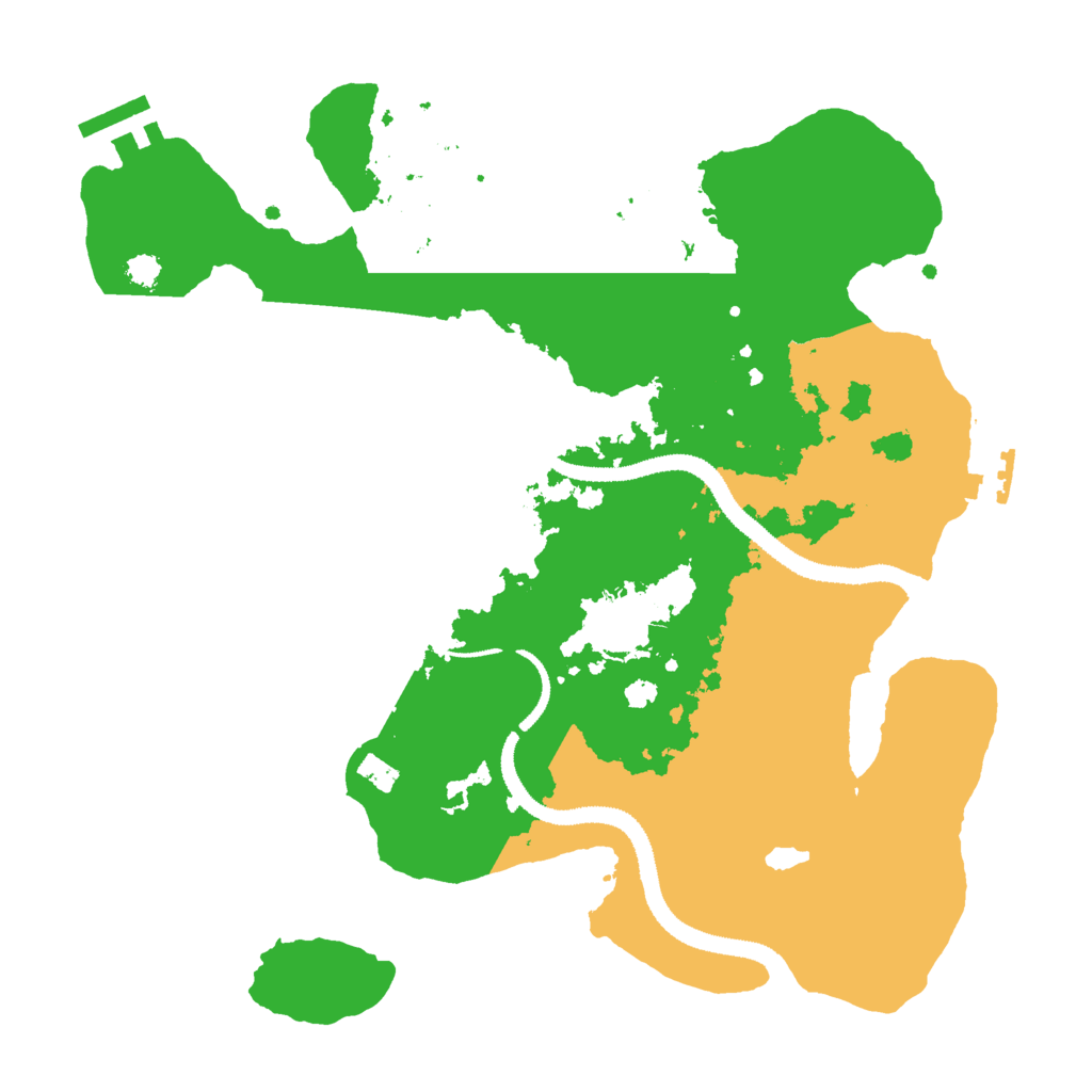 Biome Rust Map: Procedural Map, Size: 3000, Seed: 2147481948