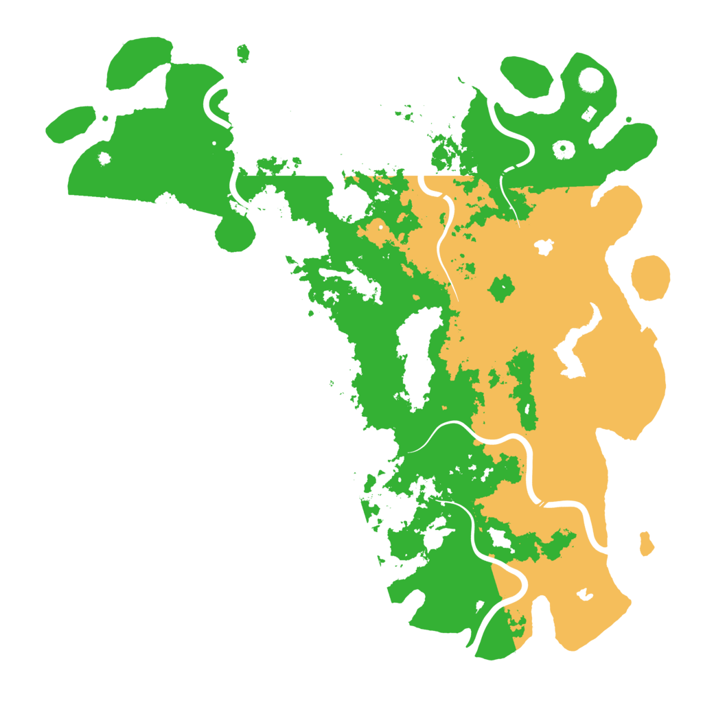 Biome Rust Map: Procedural Map, Size: 5000, Seed: 699952497