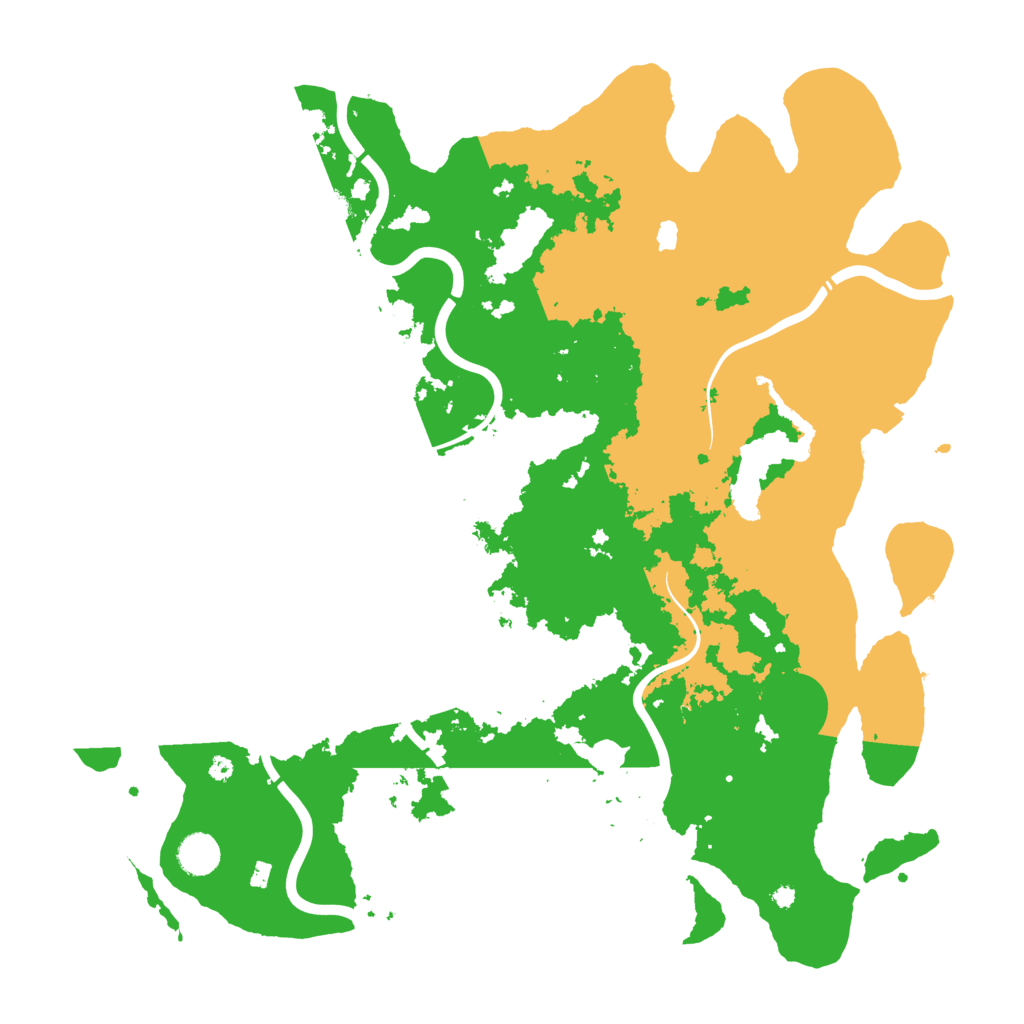 Biome Rust Map: Procedural Map, Size: 4250, Seed: 4234252