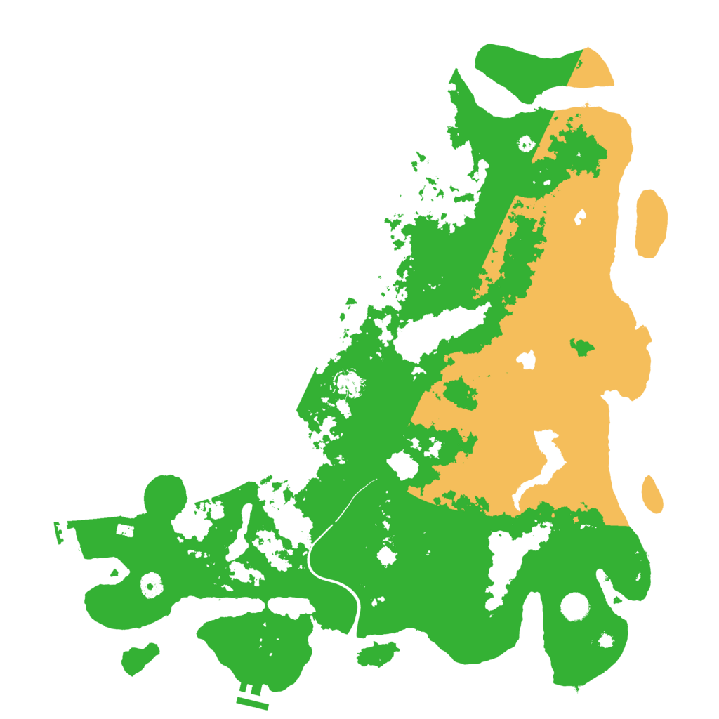 Biome Rust Map: Procedural Map, Size: 4500, Seed: 1302288677