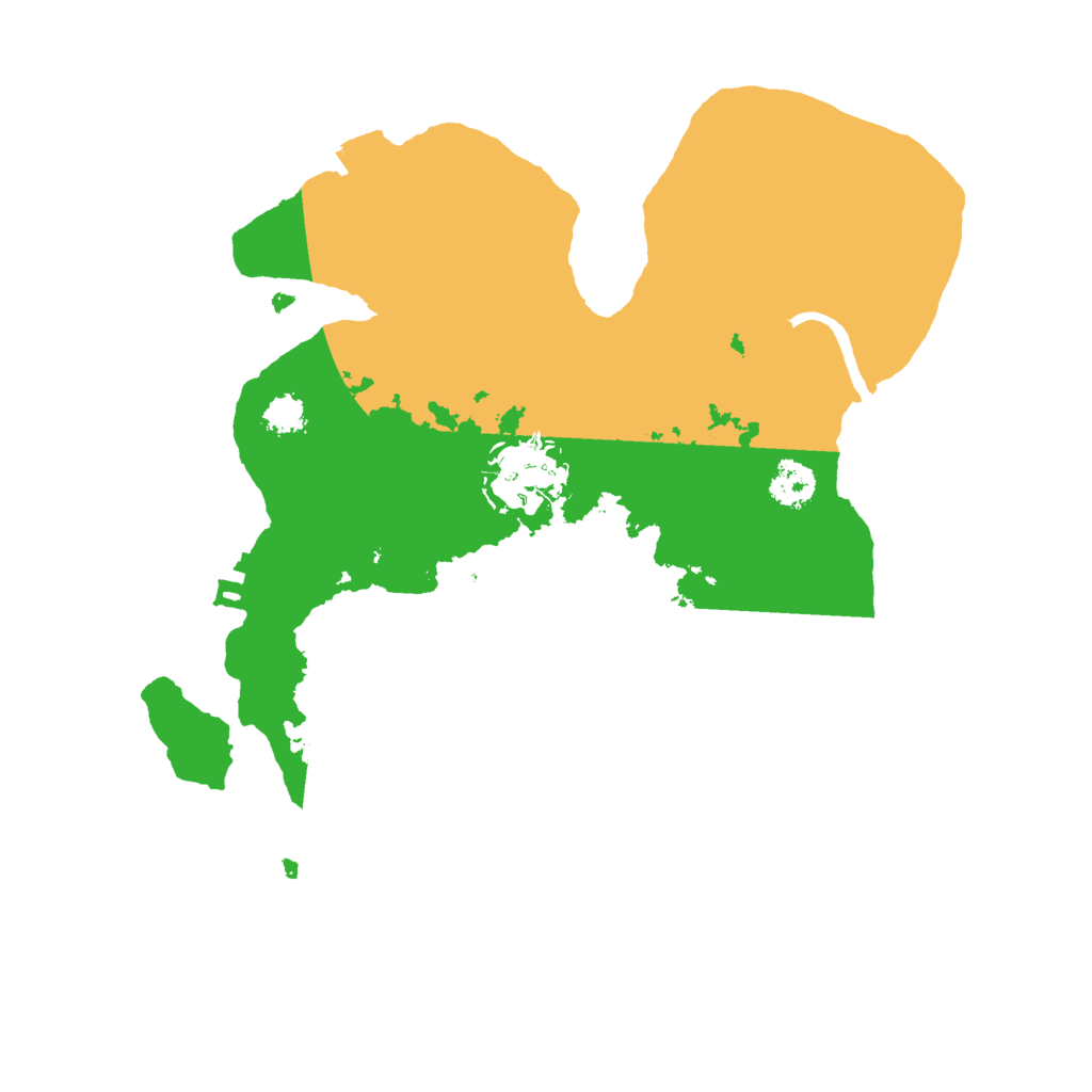 Biome Rust Map: Procedural Map, Size: 2500, Seed: 761939908