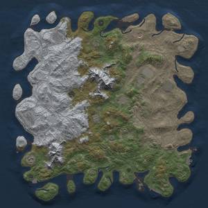 Thumbnail Rust Map: Procedural Map, Size: 5000, Seed: 162723774, 19 Monuments