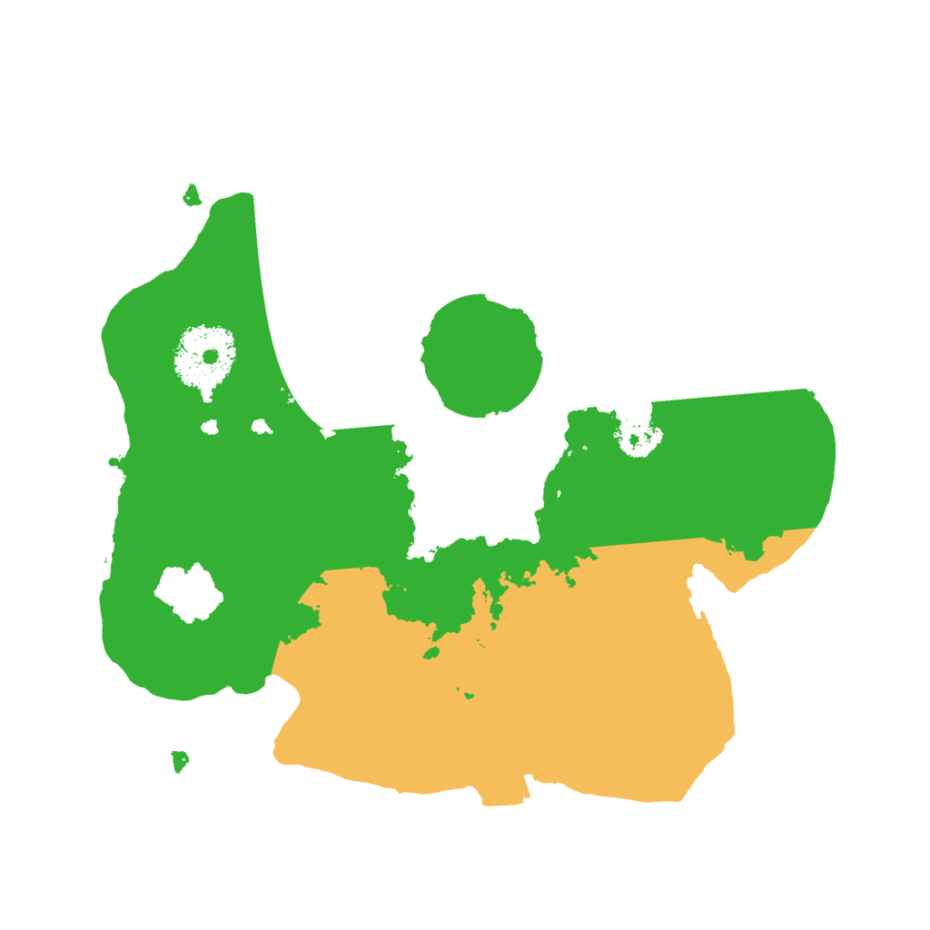 Biome Rust Map: Procedural Map, Size: 2250, Seed: 2020370736