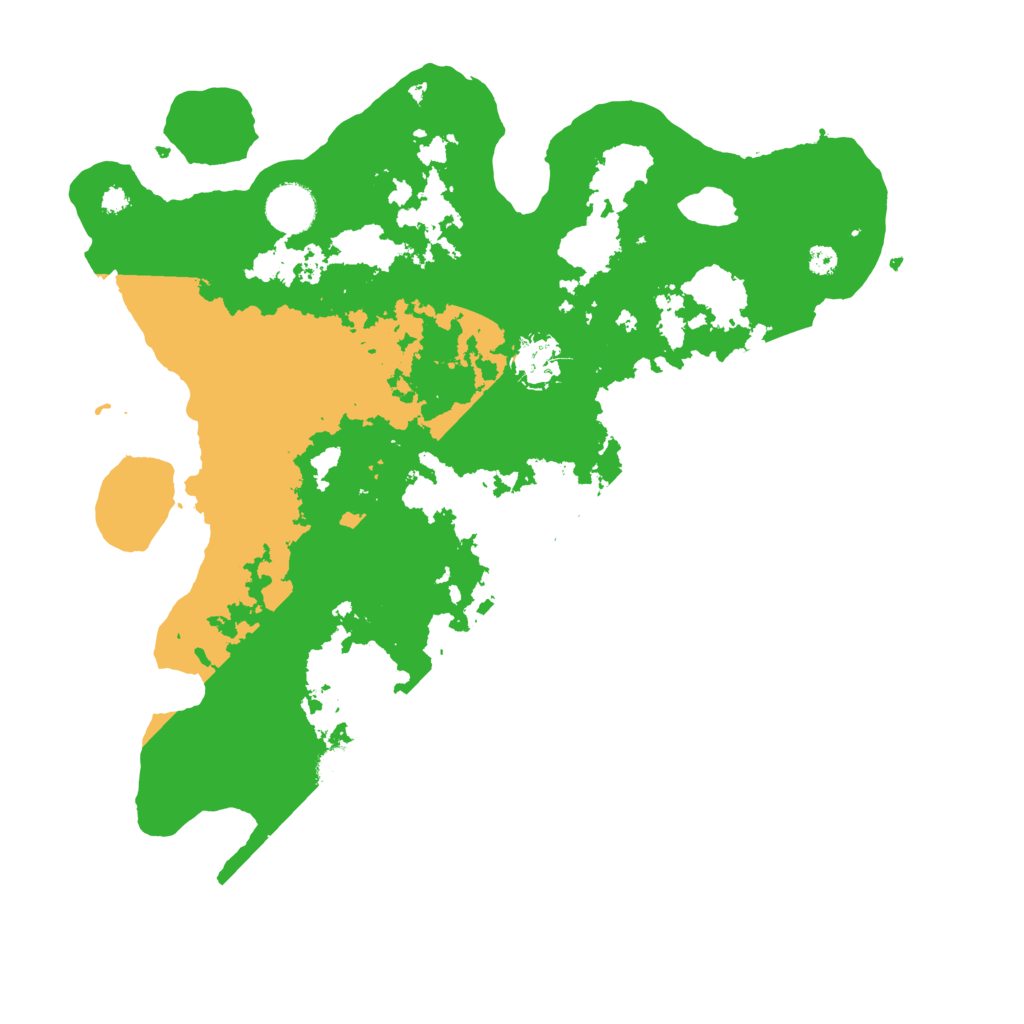 Biome Rust Map: Procedural Map, Size: 3600, Seed: 210320241